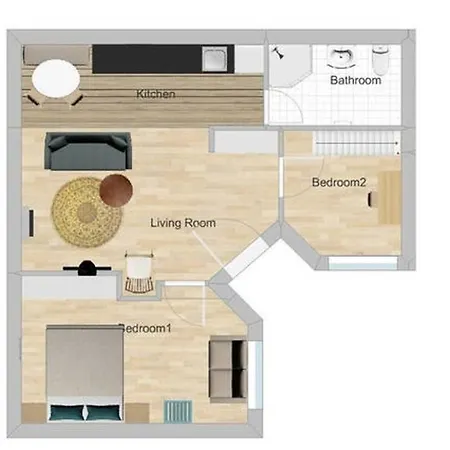 Bpr Rainbow Design Apartment *
